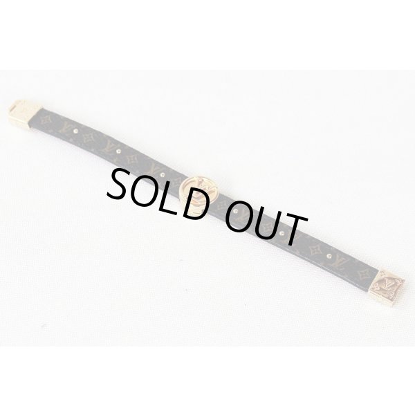 ルイ・ヴィトン　ブラスレ・LVサークル リバーシブル M6268E レッド　ベルト表面