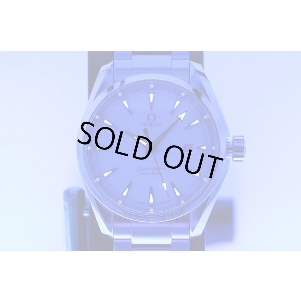 オメガ　シーマスター　アクアテラ　２３１．１０．３９　銀文字盤　ライト