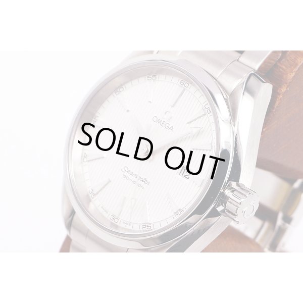 オメガ　シーマスター　アクアテラ　２３１．１０．３９　銀文字盤　サイド拡大