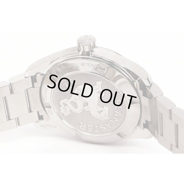 オメガ　シーマスター　アクアテラ　２３１．１０．３９　銀文字盤　裏面拡大