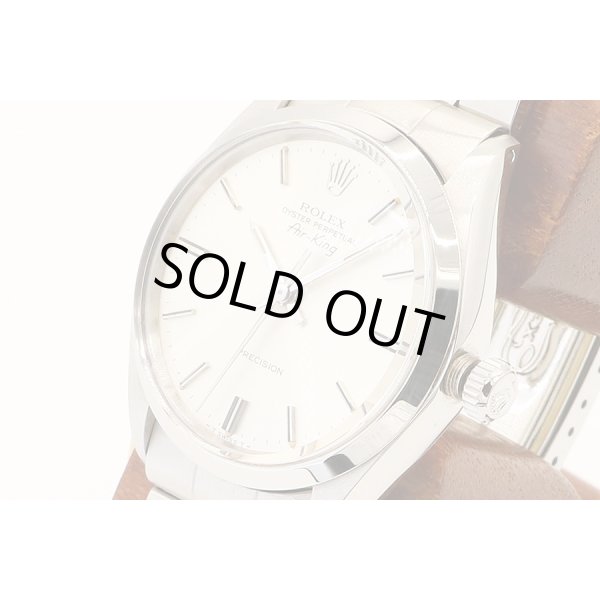 ロレックス　エアキング　５５００　３５９５８３０　銀文字盤　サイド拡大