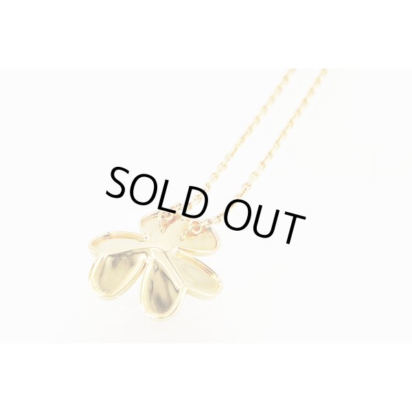 ヴァンクリーフ＆アーペル　750YG フリヴォルペンダント ラージモデル ネックレス 9.30g　裏面