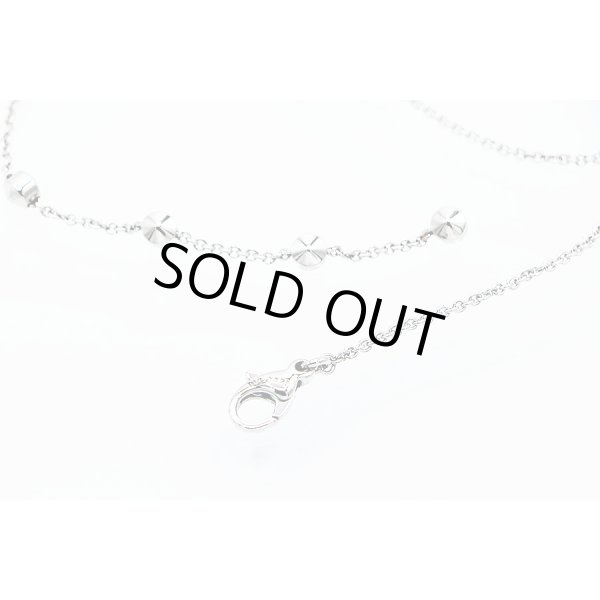 ブルガリ　750WG ルチアラテンクロス ダイアイリペンダントネックレス 13.00g　留め具