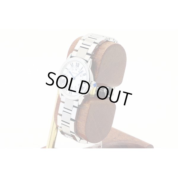 カルティエ　ロンドソロＳＭ　２９９３　銀文字盤　サイド