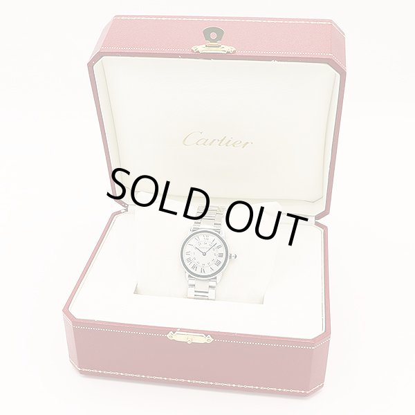 カルティエ　ロンドソロＳＭ　２９９３　銀文字盤　箱