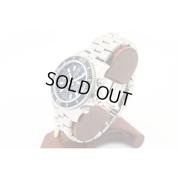 ブライトリング　スーパーオーシャン４４　クロノグラフ　Ａ１３３４１　黒文字盤　サイド