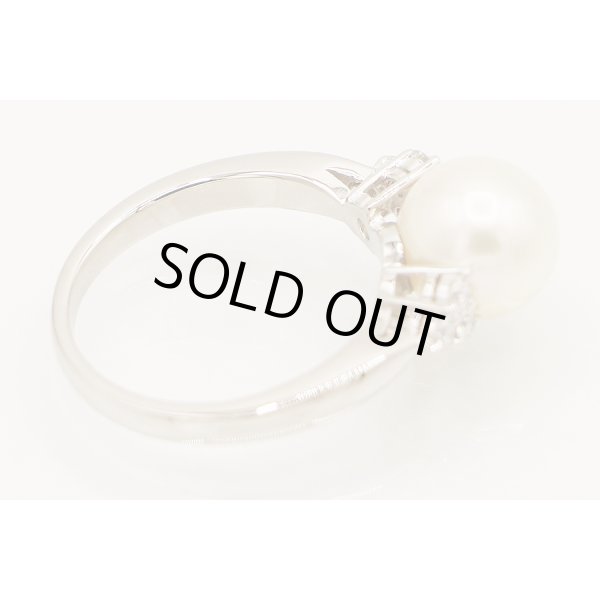 PT950 パールダイアイリリング 8.70mm 5.90g