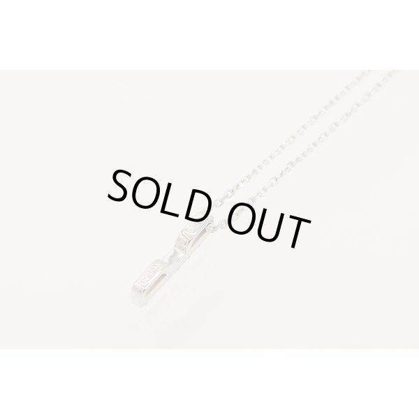 ミキモト　K18WG ダイアイリペンダントネックレス／ブローチ 0.15ct 0.37ct 11.00g　ブローチを外したイメージ裏面