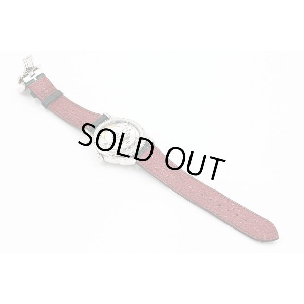 ペキネ　マニュファクチュール　シューロワイヤル　９０１０１９３　緑文字盤　革ベルト状態　裏面