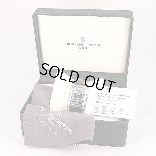 フレデリックコンスタント　クラシック　カレ　ＦＣ－３１５ＭＰＢ　青シェル文字盤　箱・保証書