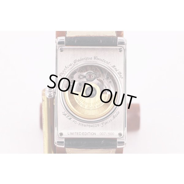 フレデリックコンスタント　クラシック　カレ　ＦＣ－３１５ＭＰＢ　青シェル文字盤　裏面拡大