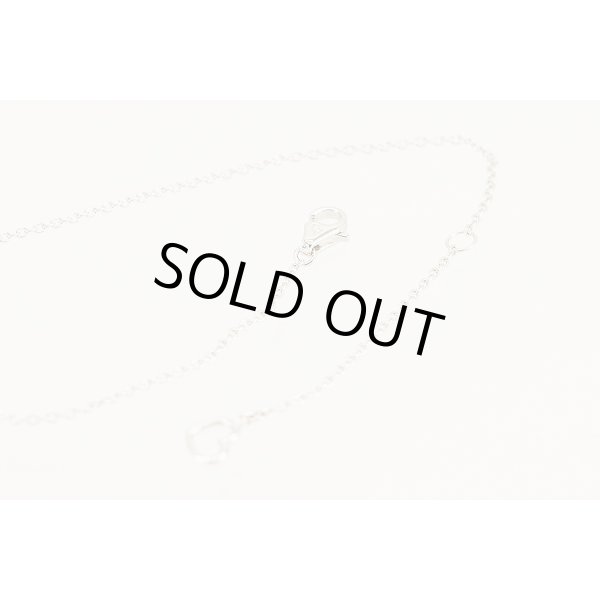 ポンテヴェキオ　K18WG ルビーピンクサファイアダイアイリペンダントネックレス 0.86ct 0.58ct 0.31ct 6.60g　留め具外したイメージ