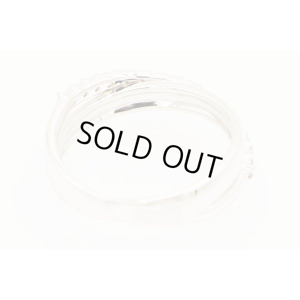 ポンテヴェキオ　K18WG ダイアイリリング 0.23ct 3.70g　内側