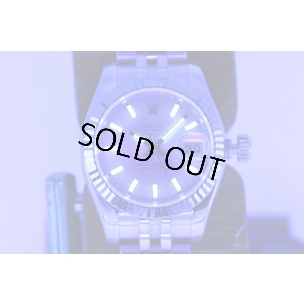 ロレックス　１７９１７１　Ｄ７２６８５８　ピンク文字盤　ライト