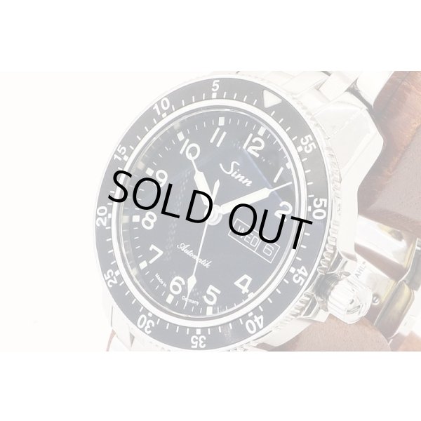 ジン　１０４　ＳＴ．ＳＡ　アラビア黒文字盤　サイド拡大