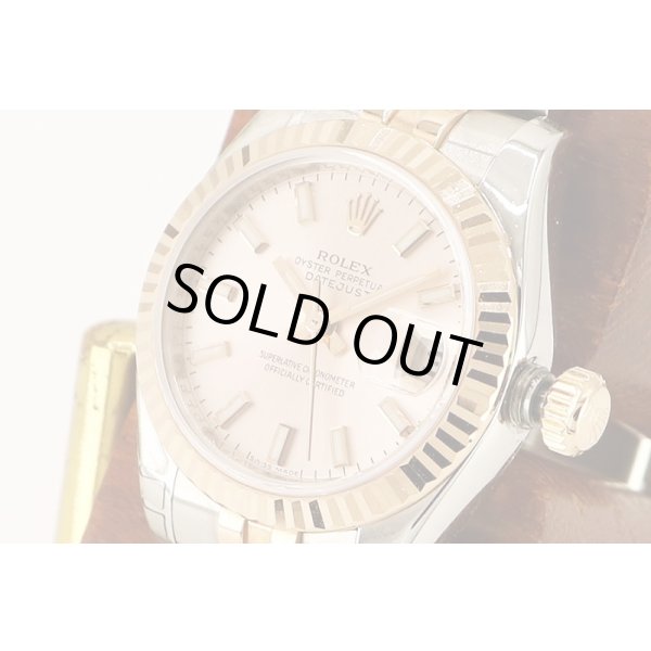ロレックス　１７９１７１　Ｄ７２６８５８　ピンク文字盤　サイド拡大