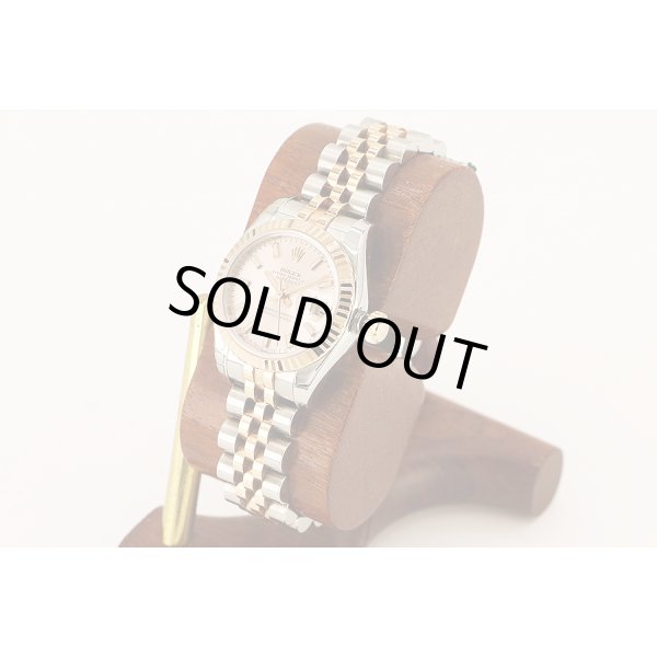 ロレックス　１７９１７１　Ｄ７２６８５８　ピンク文字盤　サイド