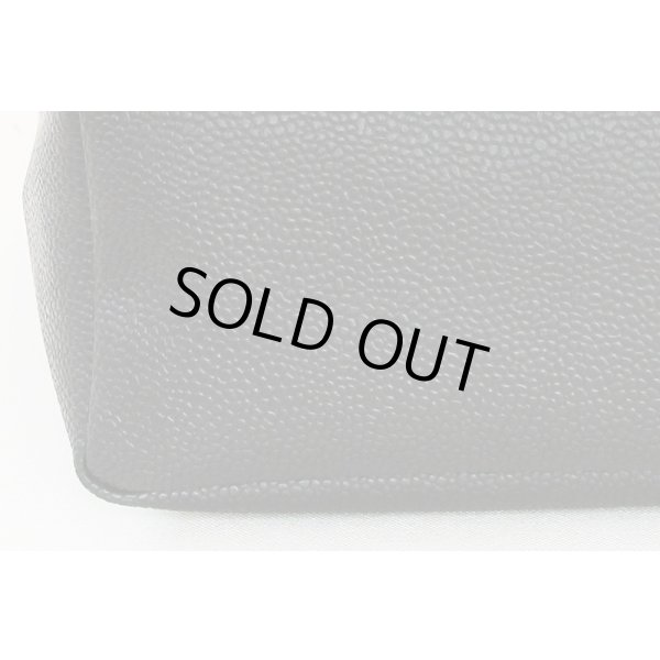 エルベシャプリエ　コーテッドキャンバススクエアトート B5サイズ(M) 704GP ノワール／ノワール　底拡大