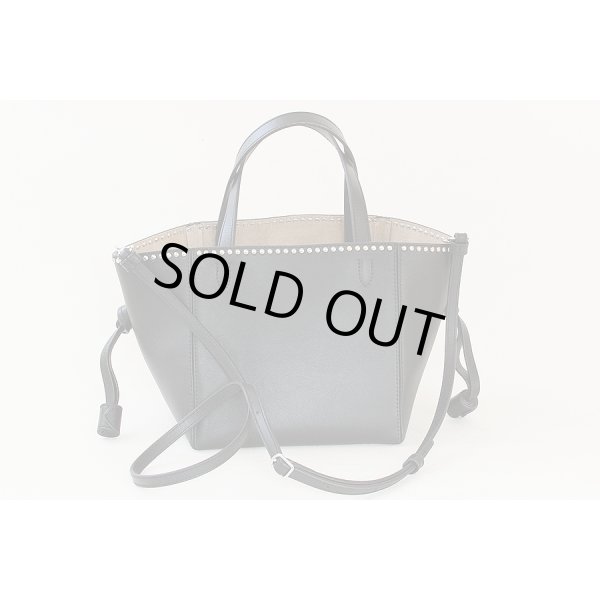 ジェイ&エム デヴィッドソン　ベル ミニ ウイズスタッズ トートバック ブラック　裏面