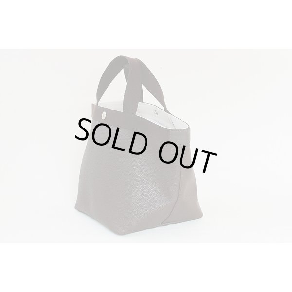 エルベシャプリエ　リュクス舟型トートM 707GP モカ／モカ　サイド