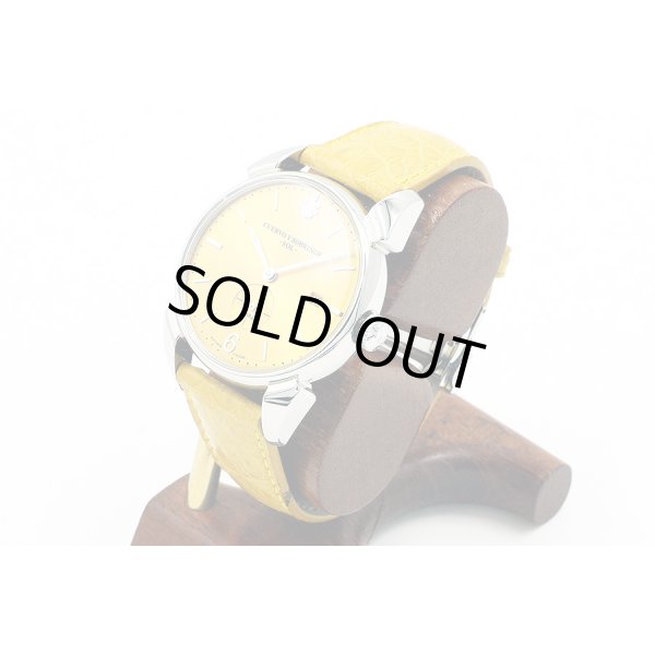 クエルボ・イ・ソブリヌス　ヒストリアルドール　３１９１　ＳＯＬ　黄色文字盤　サイド