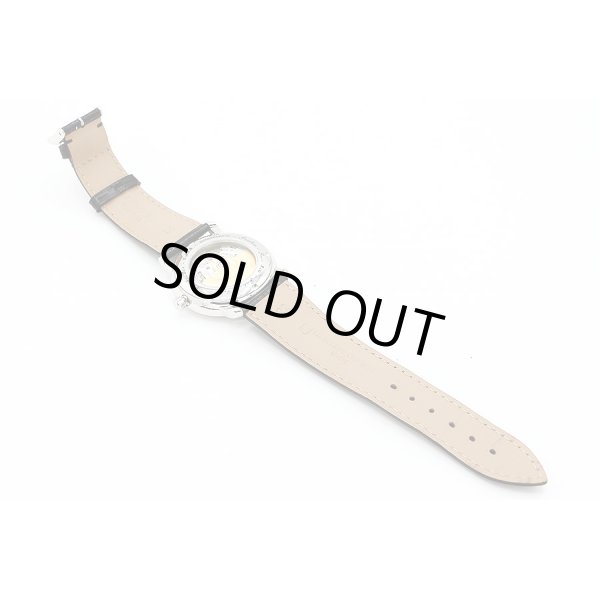 フレデリックコンスタント　ＦＣ３３５　オープンハート　ムーンフェイス　銀文字盤　革ベルト状態　裏面