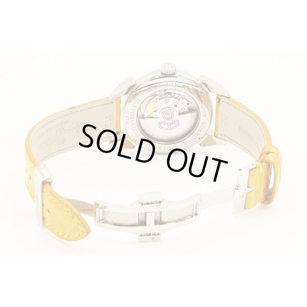 クエルボ・イ・ソブリヌス　ヒストリアルドール　３１９１　ＳＯＬ　黄色文字盤　革ベルト