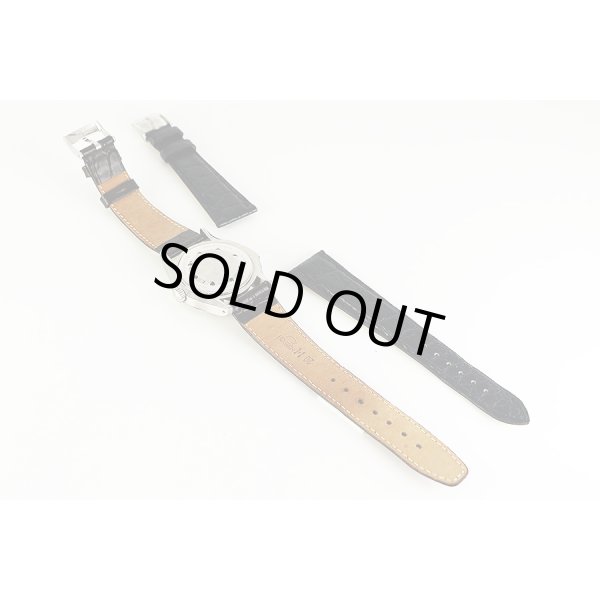 シェルマン　ワールドタイムミニッツリピータークロワゾネ　青文字盤　替え革ベルト　裏面