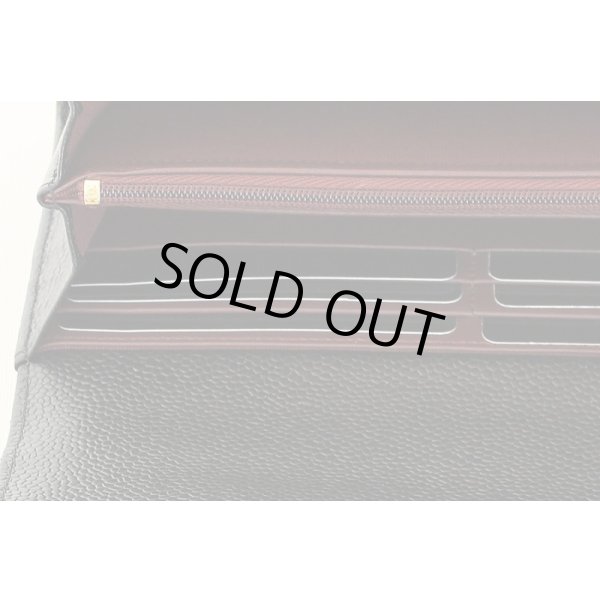 シャネル　クラシック ロング フラップ ウォレット AP0241 ブラック　カード入れ