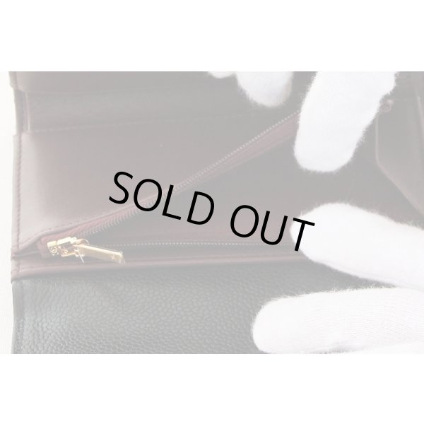 シャネル　ミディアム クラシック フラップ ウォレット AP0232 ブラック　小銭入れ