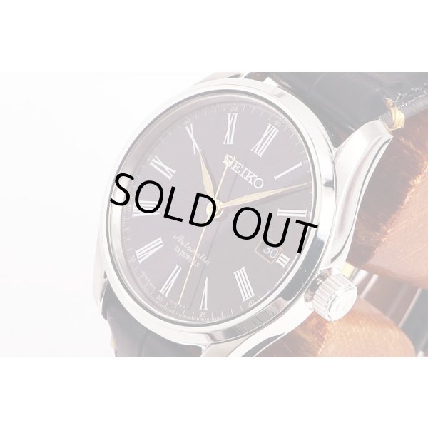 セイコー　プレサージュ　ＳＡＲＸ０２９　６Ｒ１５－０３Ｅ０　黒漆文字盤　サイド拡大