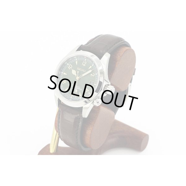 セイコー　アルピニストメカニカル ＳＡＲＢ０１７ ６Ｒ１５－００Ｅ０ 緑文字盤　サイド