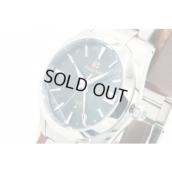 グランドセイコー　ＳＢＧＮ００７ＧＭＴ　９Ｆ８６－０ＡＣ０　緑文字盤　サイド拡大