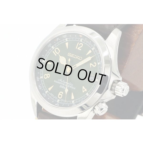 セイコー　アルピニストメカニカル ＳＡＲＢ０１７ ６Ｒ１５－００Ｅ０ 緑文字盤　サイド拡大