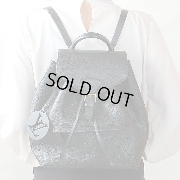 ルイ・ヴィトン　モンスリPM M45205 ノワール　背負ったイメージ