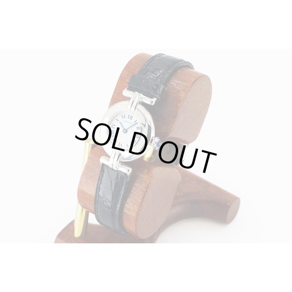 カルティエ　マストコリゼ　６９０００２　白文字盤　サイド