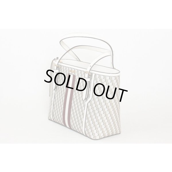 バリー　SUPRA スモール トートバック マルチカイユベージュ　サイド