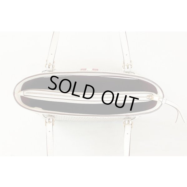 バリー　SUPRA スモール トートバック マルチカイユベージュ　中身