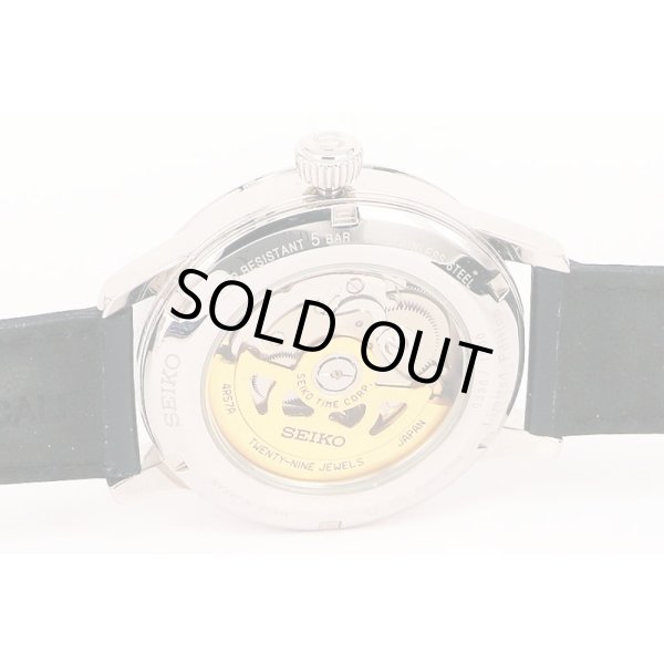 セイコー　プレサージュ　ＳＡＲＹ０８７　紺文字盤 　カクテル限定　裏面拡大