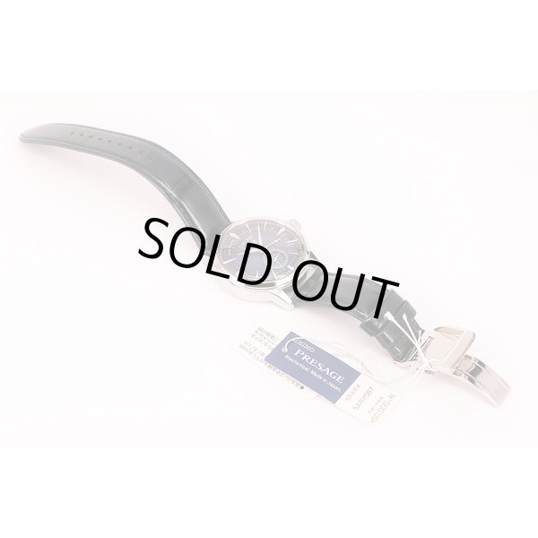 セイコー　プレサージュ　ＳＡＲＹ０８７　紺文字盤 　カクテル限定　革ベルト状態　表面