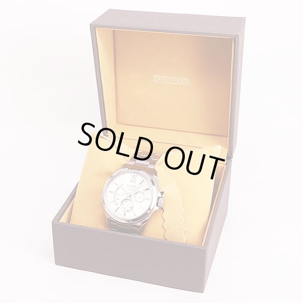 セイコー　ブライツ　ＳＤＧＣ０２１　６Ｒ２１－００Ｗ０　銀文字盤　パワーリザーブ　箱