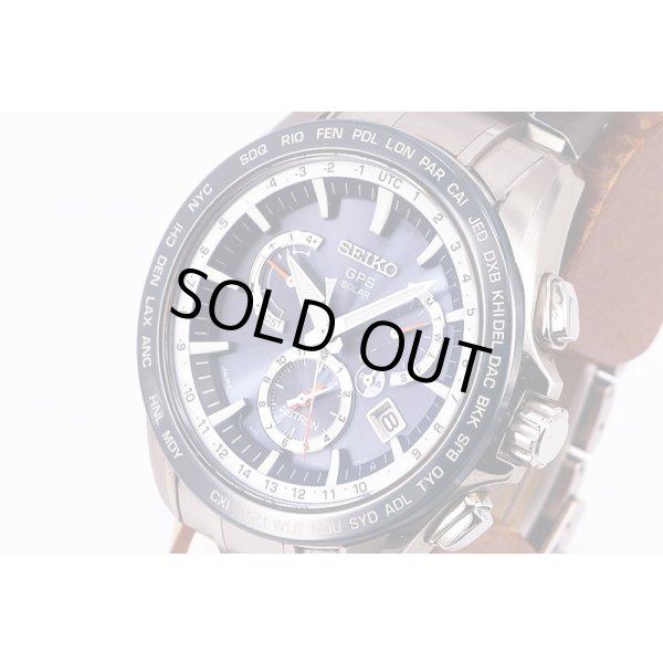 セイコー　アストロン　ＳＢＸＢ０５３　ＧＰＳ　８Ｘ５３－０ＡＤ０ 紺ベゼル　サイド拡大