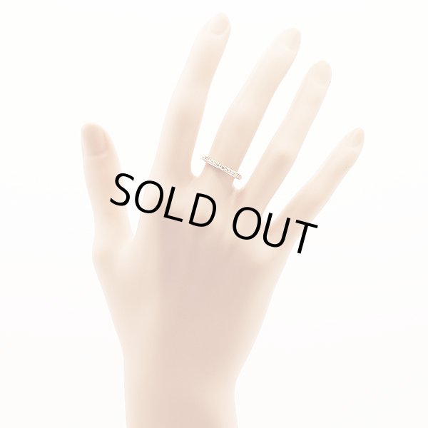 タサキ　K18 ダイアイリリング 0.14ct 2.10g　装着イメージ