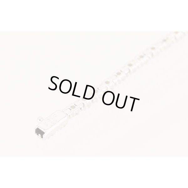 タサキ　 K18WG ダイアイリブレスレット 1.53ct 8.80g　留め具(2)