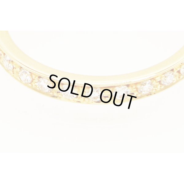 タサキ　K18 ダイアイリリング 0.14ct 2.10g　拡大