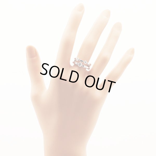 タサキ　K18WG ダイアイリリング 0.36ct 7.10g　装着イメージ