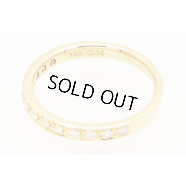 タサキ　K18 ダイアイリリング 0.14ct 2.10g　刻印