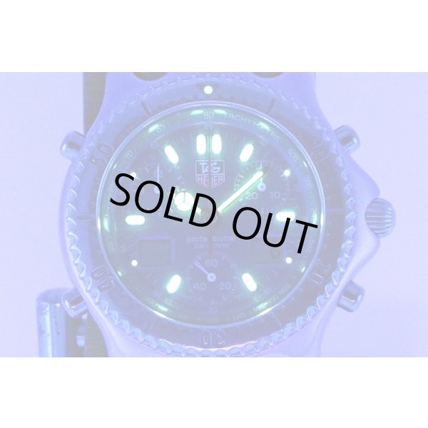 タグホイヤー　Ｓ／ｅｌ　ＣＧ１１２２－０　デジアナ　グレー文字盤　ライト