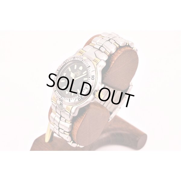 タグホイヤー　６０００　ＷＨ５１５３－Ｋ１　緑文字盤　サイド