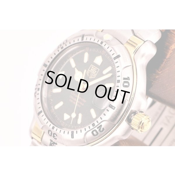 タグホイヤー　６０００　ＷＨ５１５３－Ｋ１　緑文字盤　サイド拡大